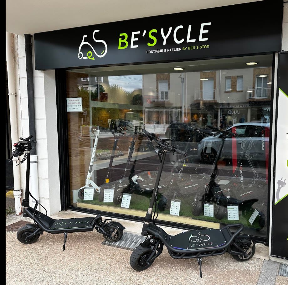 Façade de la boutique Be’sycle à Sainte-Geneviève-des-Bois